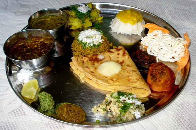 Veg food in harnai resort
